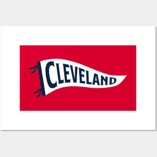 Cleveland Pennant - Red Posters and Art